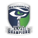 Seattle Seahawks Champion Superbowl XLVIII Die-Cut Decal ** 4 Sizes **